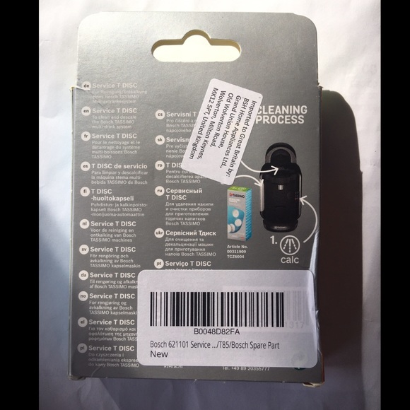NEW in box Bosch Tassimo service T disc - Picture 2 of 2